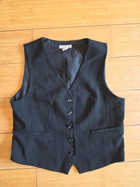 H&M Black Tailored Vest